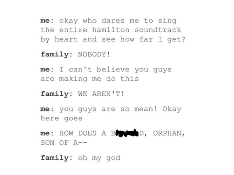 I Know I Don't Deserve You, Hamiltrash ˎˊ- ™
