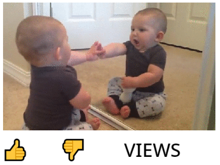 Funny Mirror Gif