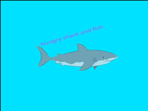 Hungry shark and fish thumbnail