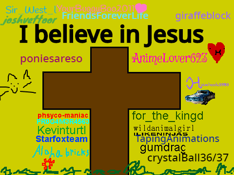 Sign Your Username If You Believe In Jesus! remix