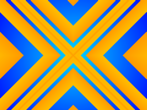 1 Line Challenge - Big Yellow X