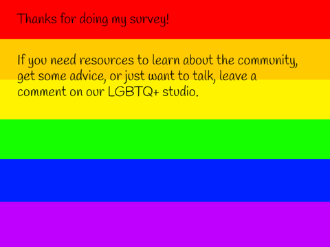 LGBTQ+ Open Survey! remix