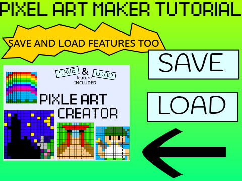 PIXEL ART MAKER TUTORIAL