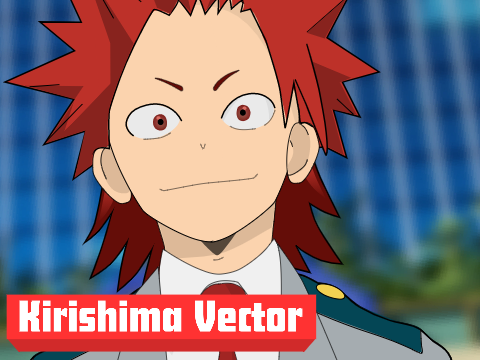 Eijirou Kirishima - Vector Art