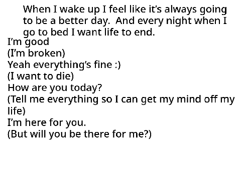 My original quotes
