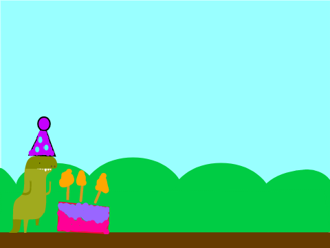 dinossaur game V3.0 happy birtday