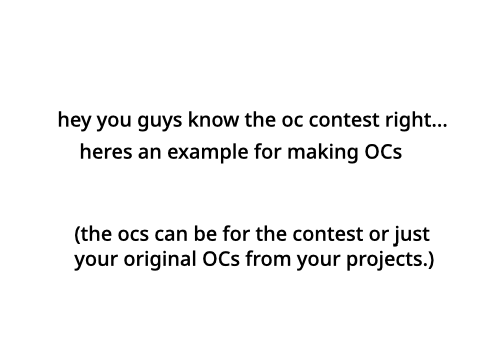 OC contest example