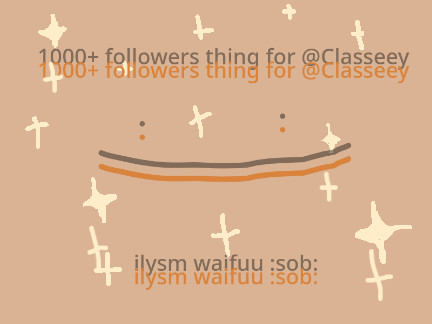 1000 followers for @Classeey