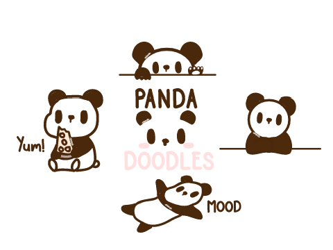 Panda Doodles (Art Dump #2)