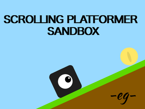 scrolling platformer sandbox