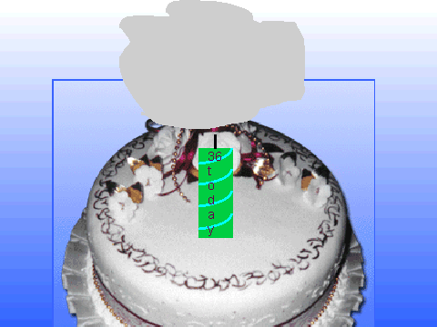 blow out the candle