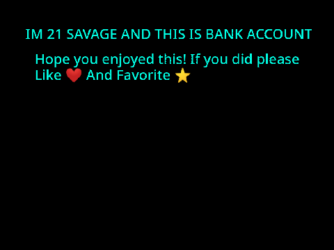21 Savage- Bank Account