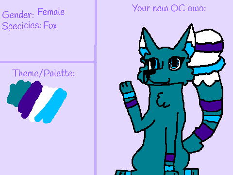 your new fox OC oWo