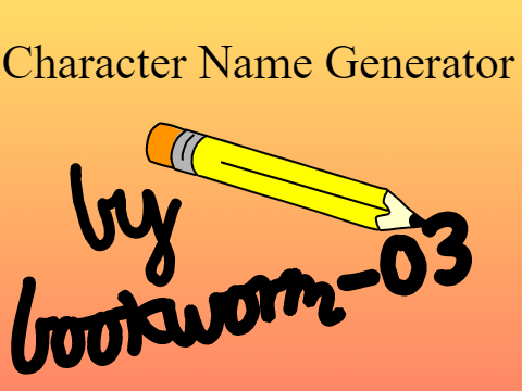 Character Name Generator