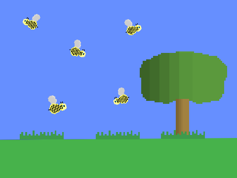  Bee Pixel Art 