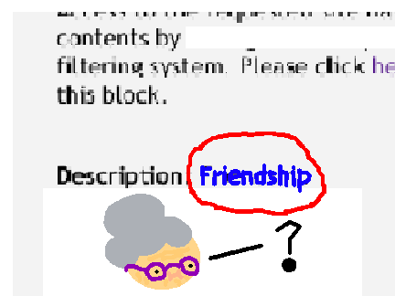 i.. i can't have.. friends?