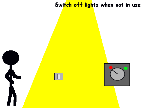 Remember to turn off the lights!!!!!