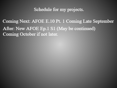 Coming Projects:
