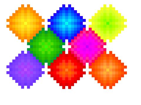 Pixel Art, Color Shading test