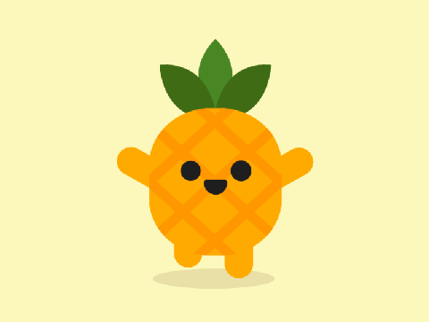 -Cute pineapple-