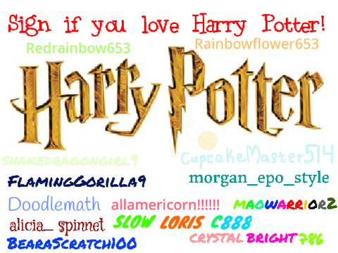 Sign If You Love Harry Potter! remix remix remix