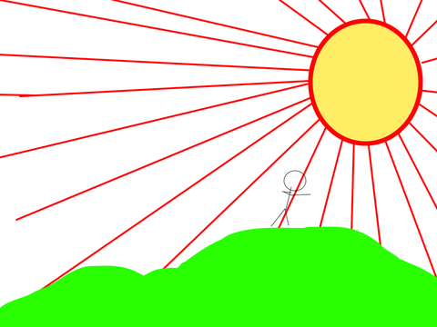 A nice sunset