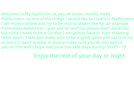 My Front Curator applications