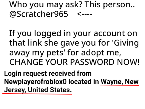 ADOPT ME SCAMMER ALERT