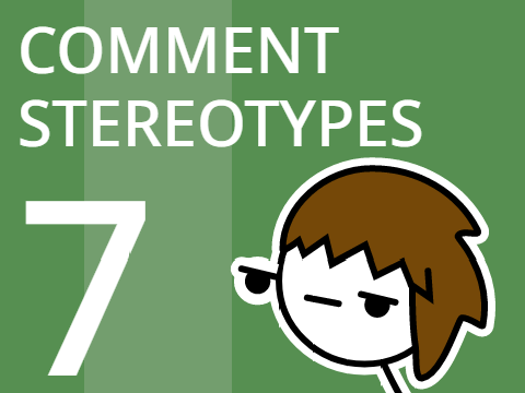 Comment Stereotypes 7