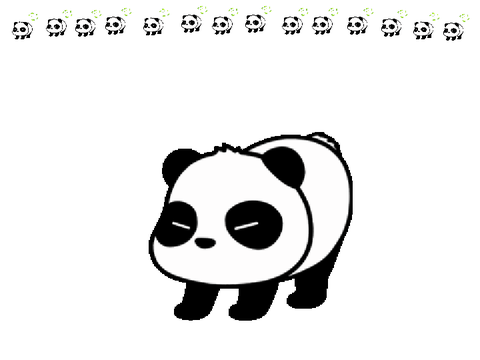 Farting panda