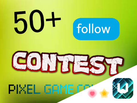 50+ followers contest! (pixel game contest)