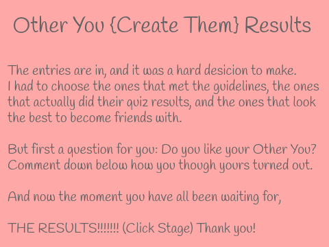 Other You {Create Them} Contest Results
