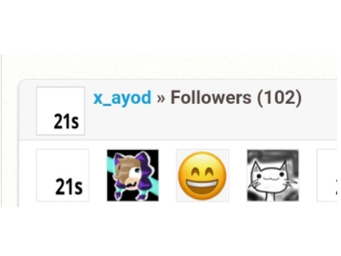 100 FOLLOWERS!!!!!!!