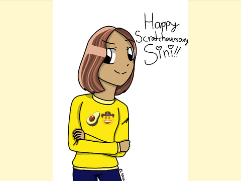 Happy Scratchaversary, Sini!!