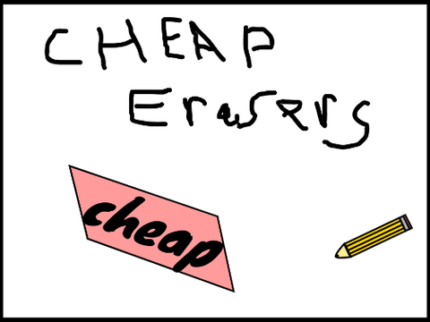 cheap erasers