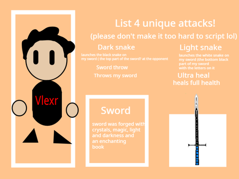 done i actually spent 2 hours designing the sword