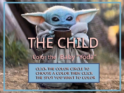The Child Coloring Sheet--Grogu "Baby Yoda"