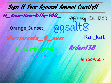 Sign if your Against Animal Abuse! remix