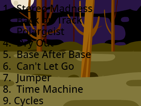 My songs: Geometry Dash