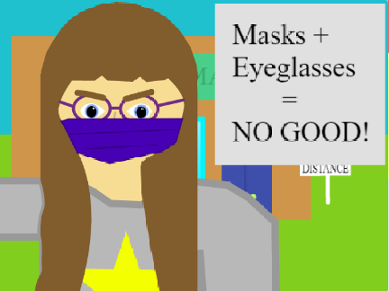 Masks + Eyeglasses = NO GOOD!