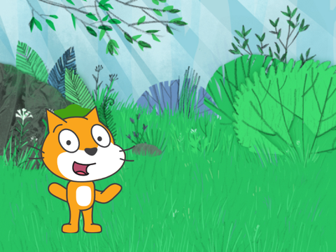 Scratch in forest!
