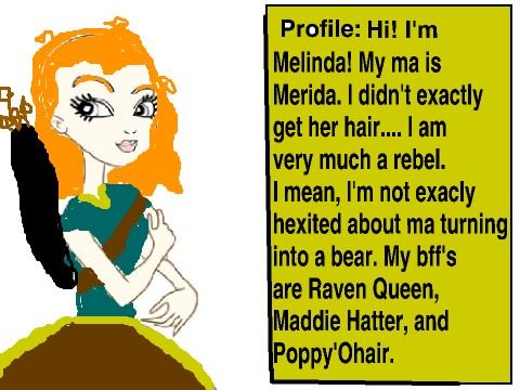 Melinda. Merida's daughter.