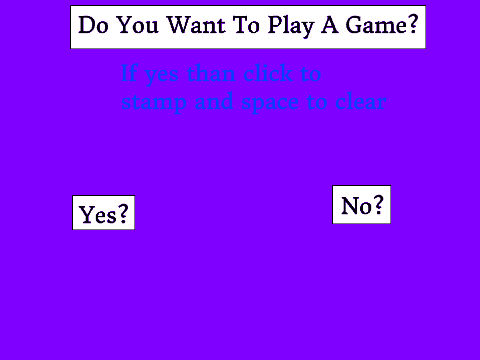 Do You Want To Play A Game?
