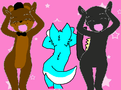 Freddy Fazbear and Godzilla Did the dare XD