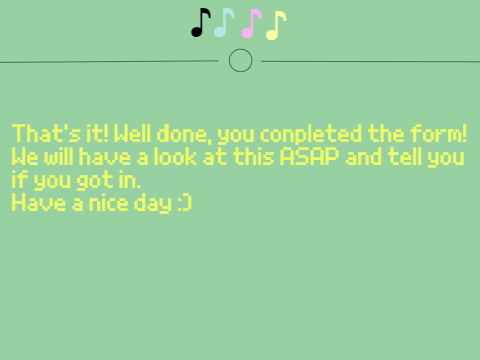 ♪Music is Everywhere♪ Application Form remix