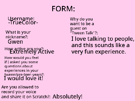 Tween Talk (A Podcast) GUEST FORM remix