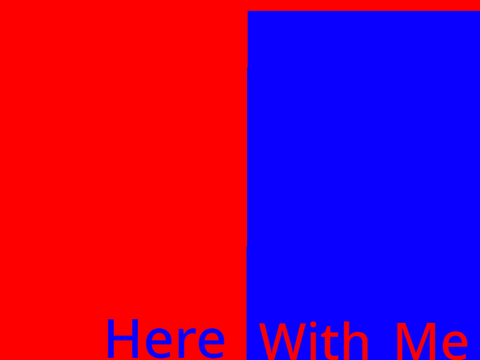 here with me 12