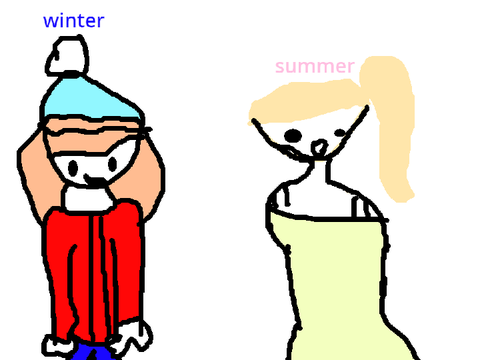 summer and winter girls