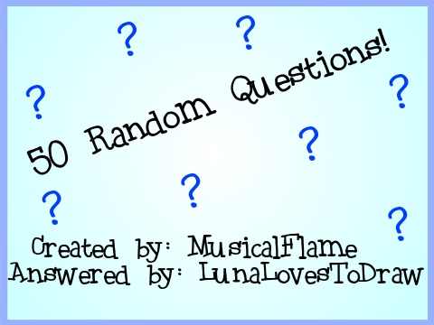 50 Random Questions! remix