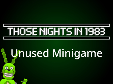 THOSE NIGHTS IN 1983 - Unused Minigame